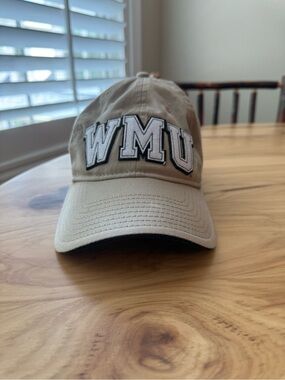 WMU Khaki Tan Patch Baseball Cap
